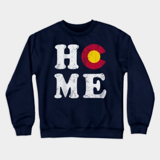 Colorado Home Flag Crewneck Sweatshirt